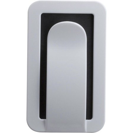 OIC Note Holder, Magnetic, 3-9/10"Wx1/2"Dx2-2/5"H, White OIC92551